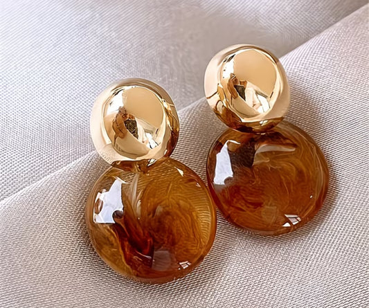 GEOMETRIC DROP EARRINGS