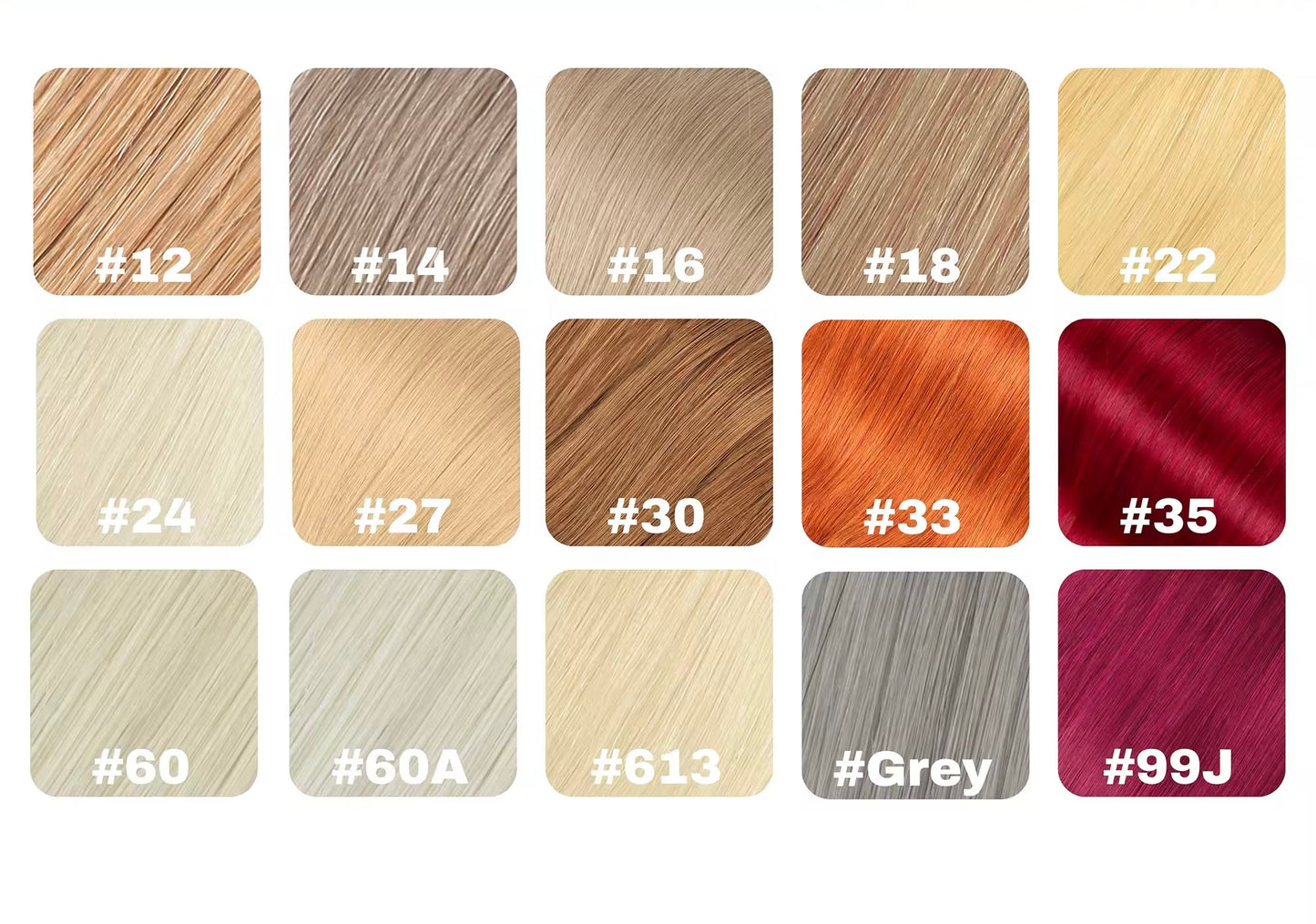 Remy Colored Weft Bundle